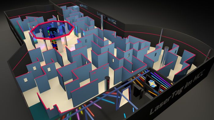 Ansicht Lasertag Arena 01
